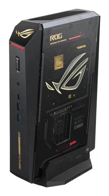 ASUS ROG NUC 16 Edition 20 Intel Core Ultra 9 290HX Plus, 64 GB, 2 TB, RTX 5090, Win 11 Home mini-PC, svart och guld