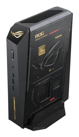 ASUS ROG NUC 16 Edition 20 Intel Core Ultra 9 290HX Plus, 64 GB, 2 TB, RTX 5090, Win 11 Home mini-PC, svart och guld