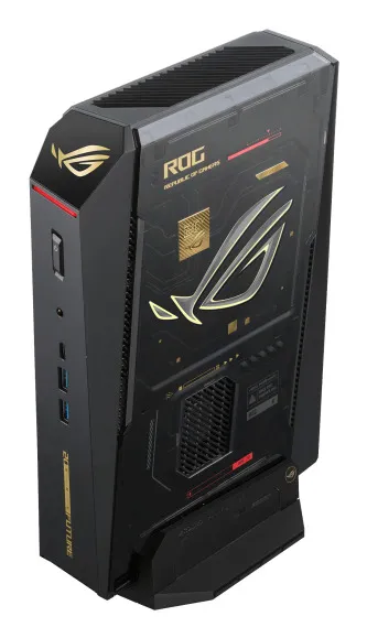 ASUS ROG NUC 16 Edition 20 Intel Core Ultra 9 290HX Plus, 64 GB, 2 TB, RTX 5090, Win 11 Home mini-PC, svart och guld