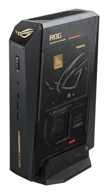 ASUS ROG NUC 16 Edition 20 Intel Core Ultra 9 290HX Plus, 64 GB, 2 TB, RTX 5090, Win 11 Home mini-PC, svart och guld