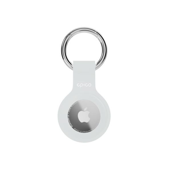 Epico Silicone Full Back Case | AirTag (1.-2. gen) | Transparent | Robust Metal Ring