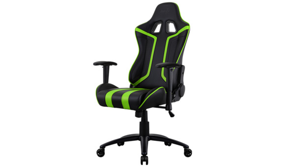 Aerocool AC120 AIR - gaming chair, black/green