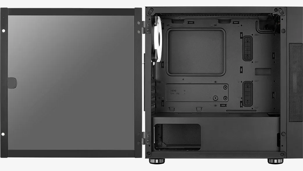 Aerocool Atomic - Mini Tower case, Black