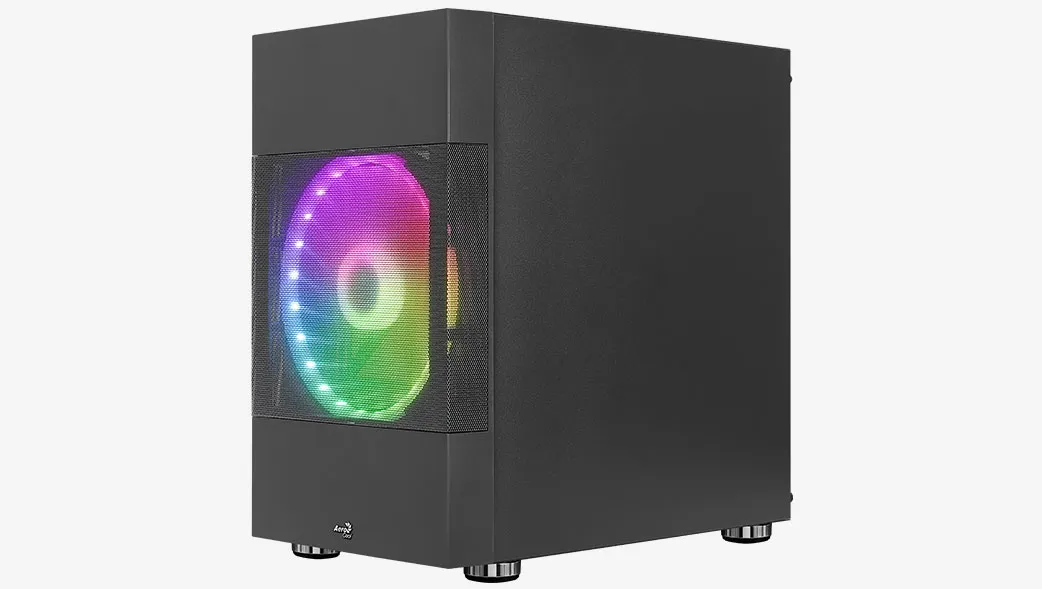Aerocool Atomic - Mini Tower case, Black
