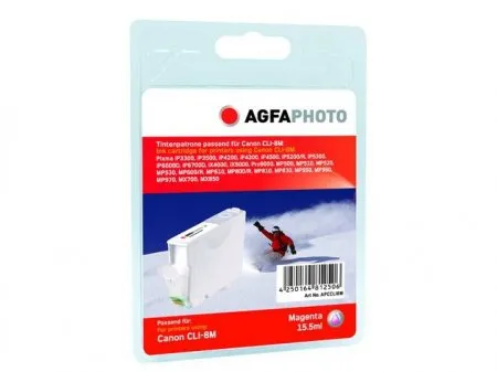 AgfaPhoto APCCLI8MD -mustekasetti, 15.5 ml, magenta