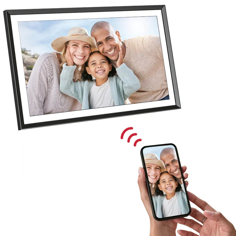 AGFA Digital Photo Frame 15&quot; WiFi Frameo Black