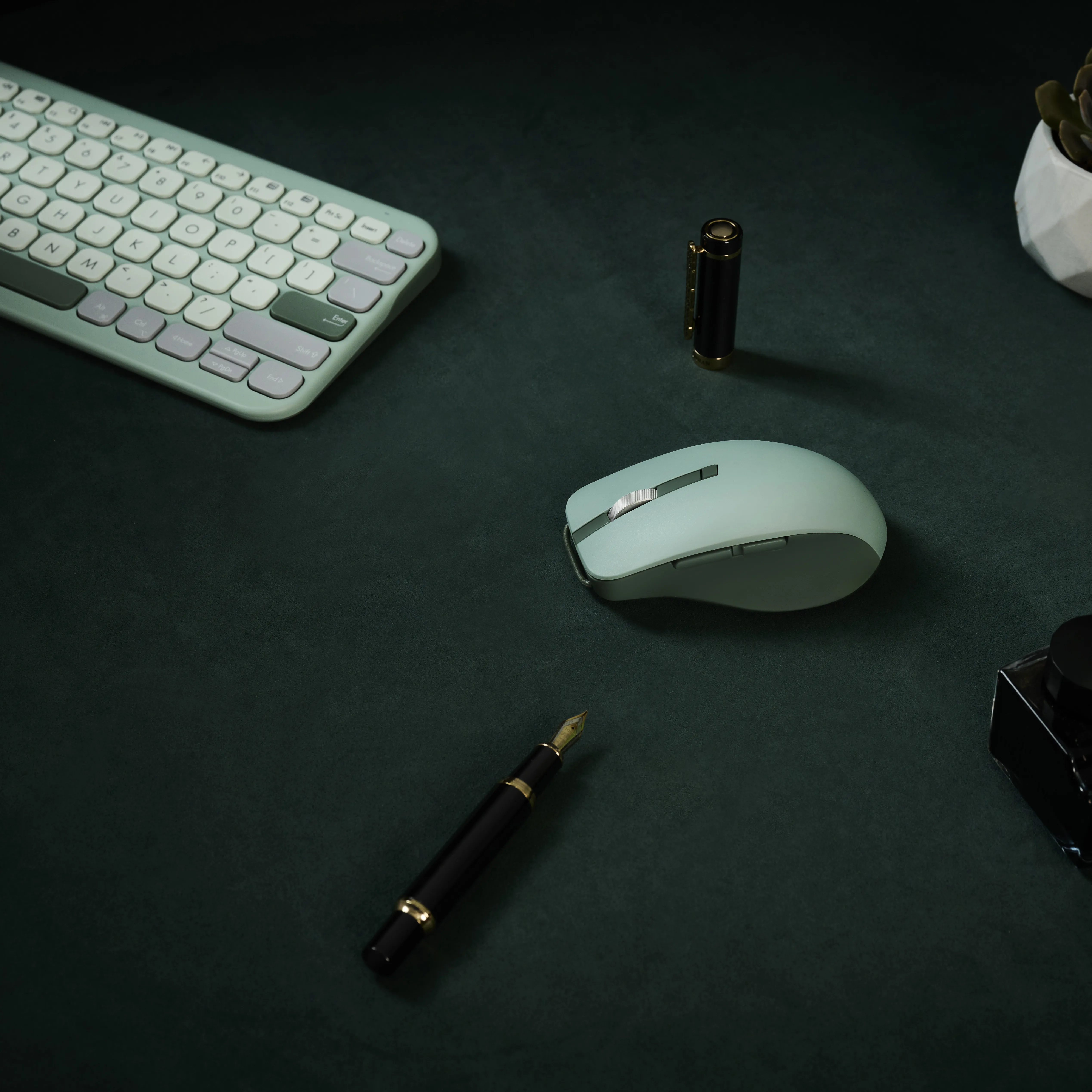 ASUS SmartO Mouse MD200 Wireless Mouse, Green