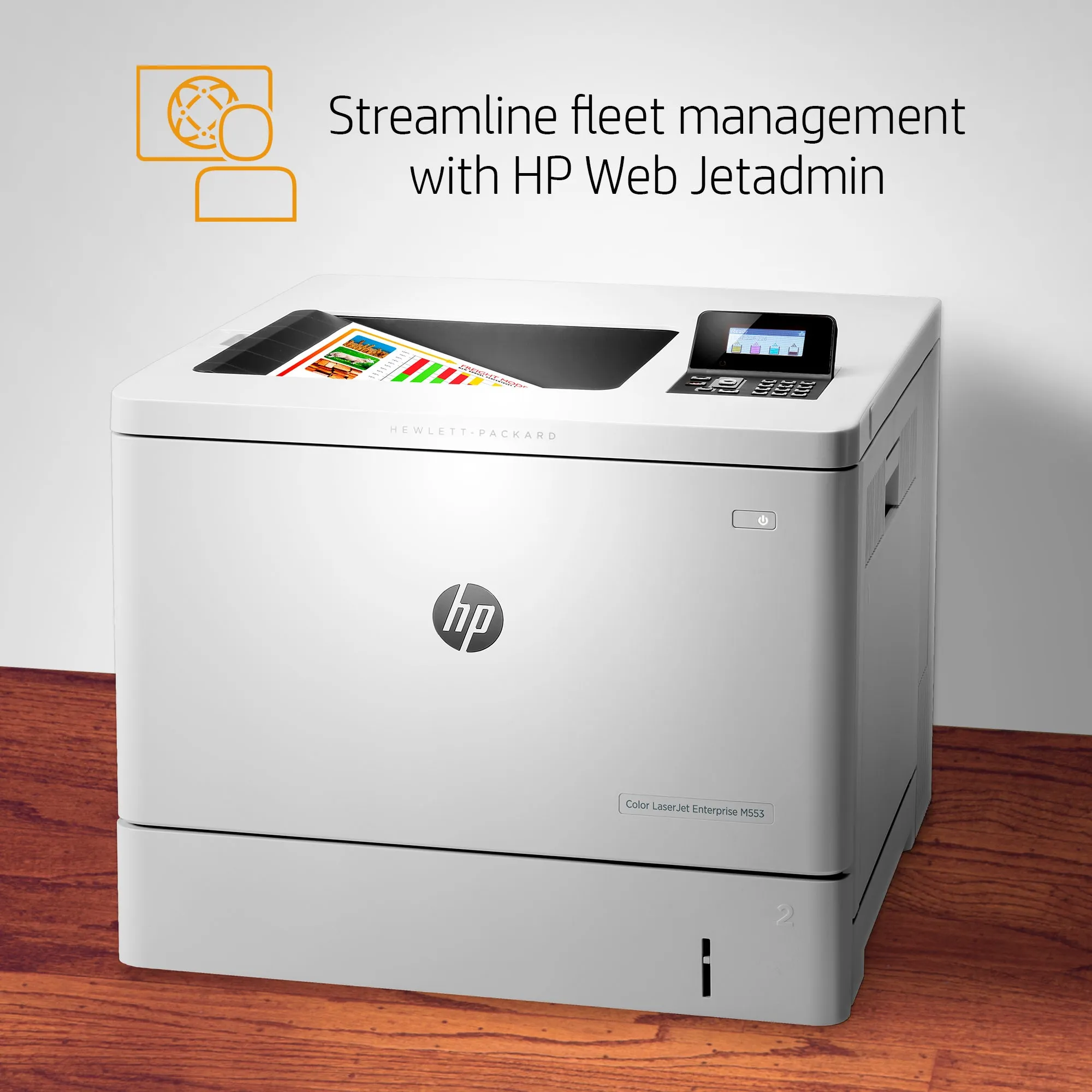 HP Color LaserJet Enterprise M553n LAN, A4 -v&auml;rilasertulostin