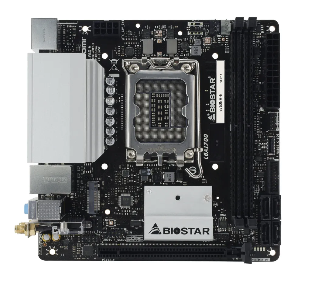 Biostar B760NH-E Mini-ITX - motherboard