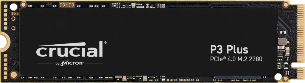 Crucial P3 Plus 1TB, PCIe 4.0, M.2 - SSD