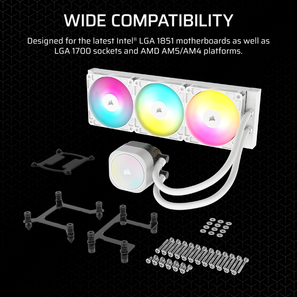 Corsair NAUTILUS 240 ARGB - liquid cooler, black