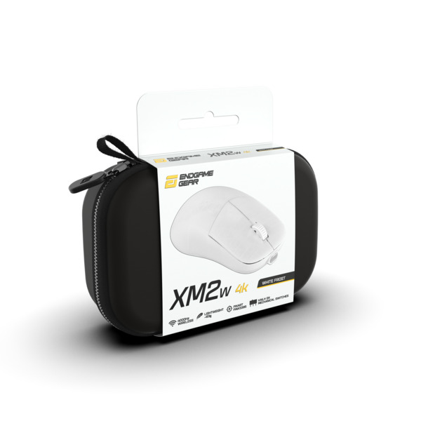 Endgame Gear XM2w 4K Wireless Gaming Mouse, White Frost