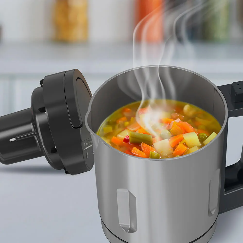 Black&Decker 900W -soppkokare, rostfritt stål, 1.6l