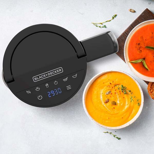 Black&amp;Decker 900W - soup maker, stainless steel, 1.6l