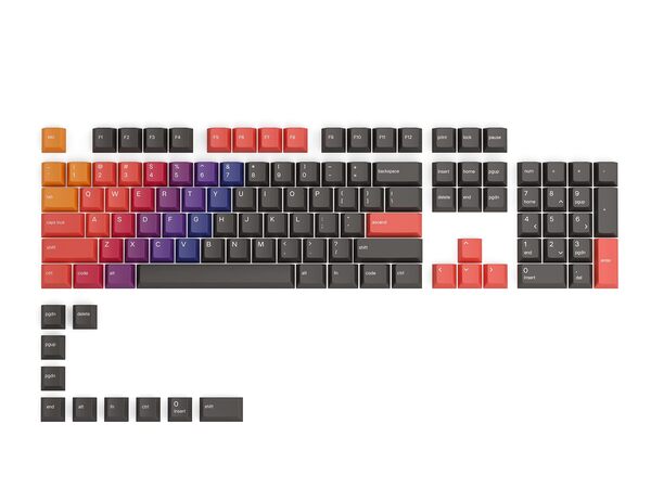 Glorious GPBT Keycap Set Celestial Fire Nordic