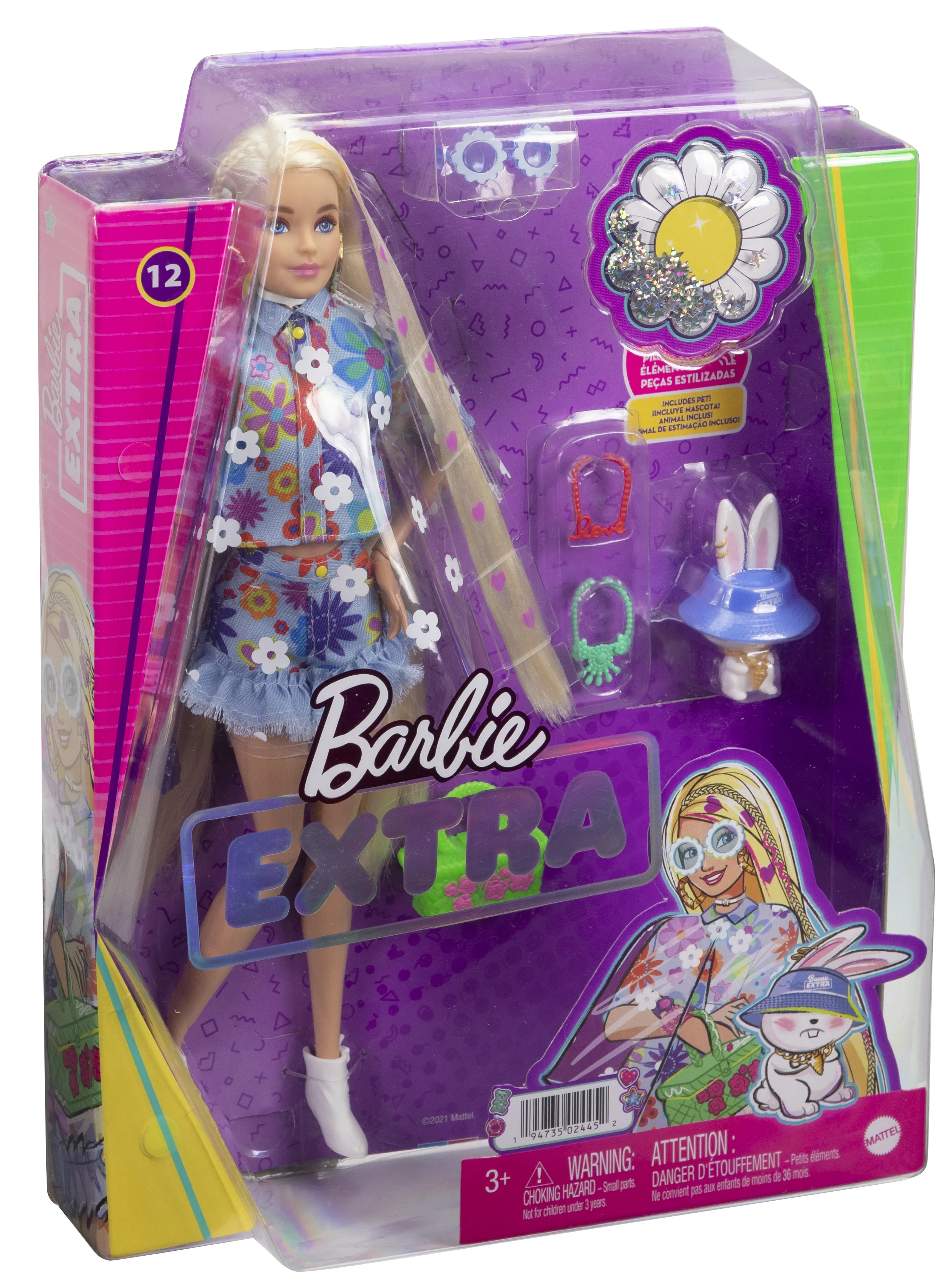 Barbie Extra Doll (Flower Power) - HDJ45