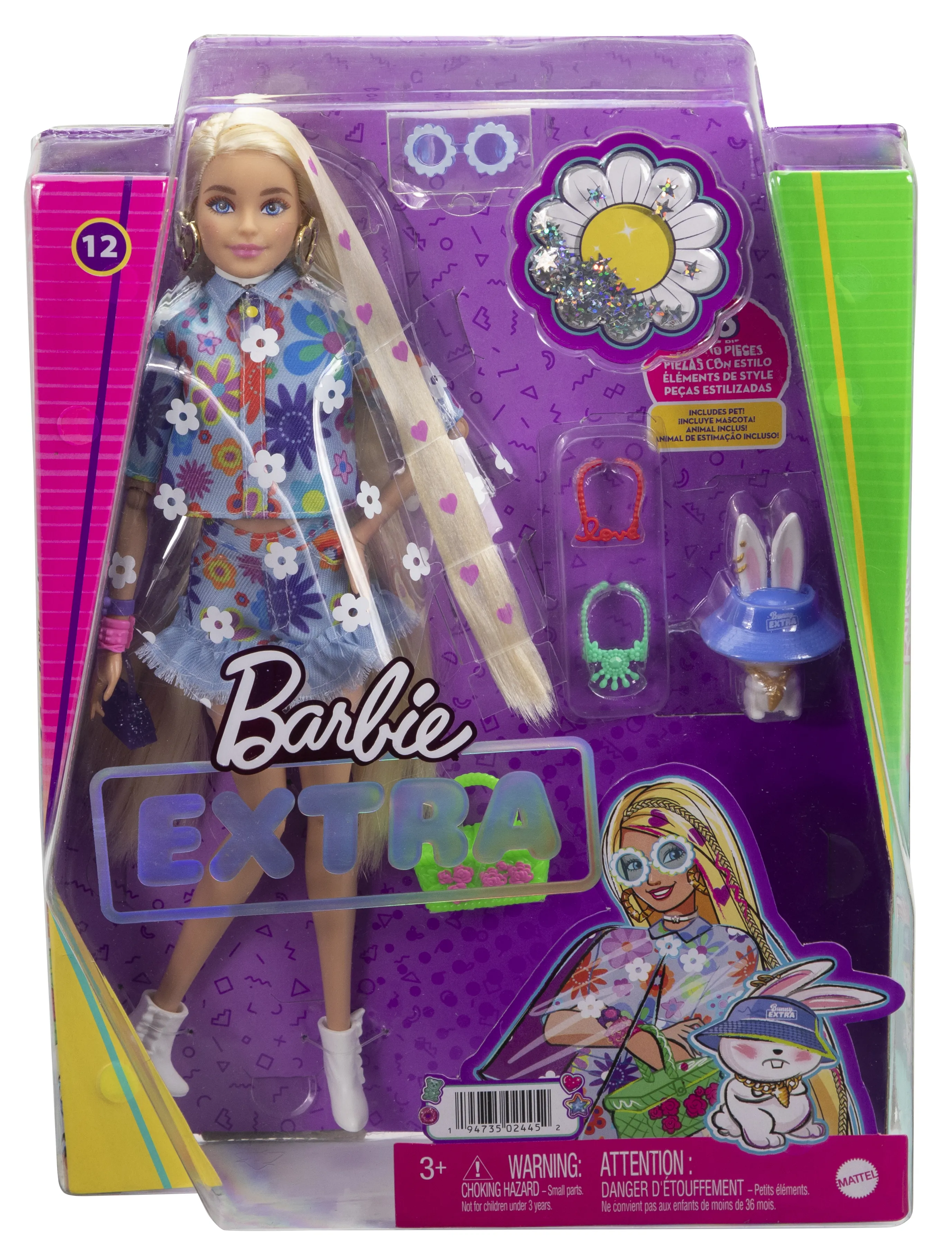 Barbie Extra Doll (Flower Power) - HDJ45