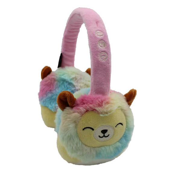 Squishmallows Plush Leonard Wireless On-ear Headphones, Multicolor