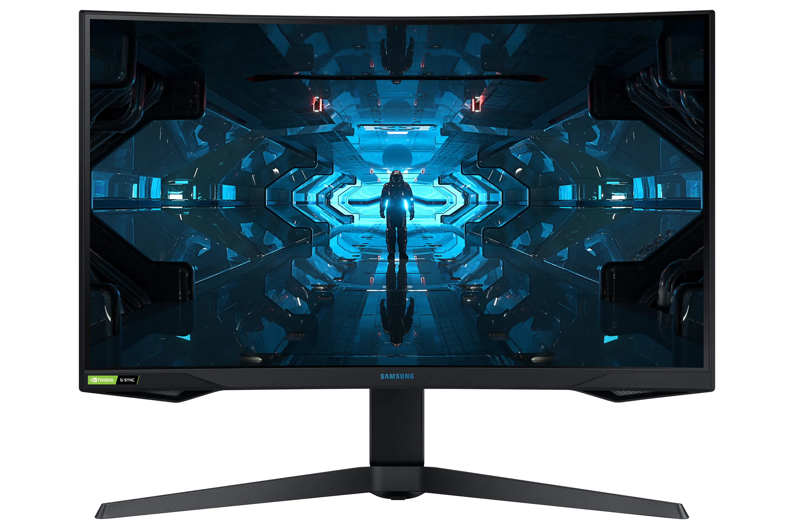 Samsung 27&quot; Odyssey G7, QHD, VA -kaareva pelin&auml;ytt&ouml;