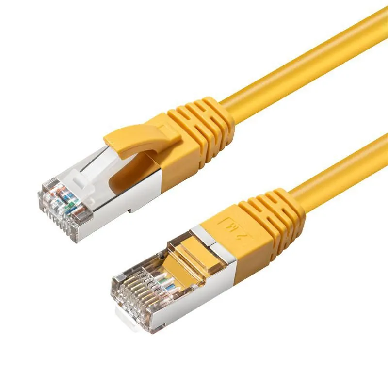 MicroConnect Cat6 S/FTP - n&auml;tverkskabel, 1 m, LSZH, Gul
