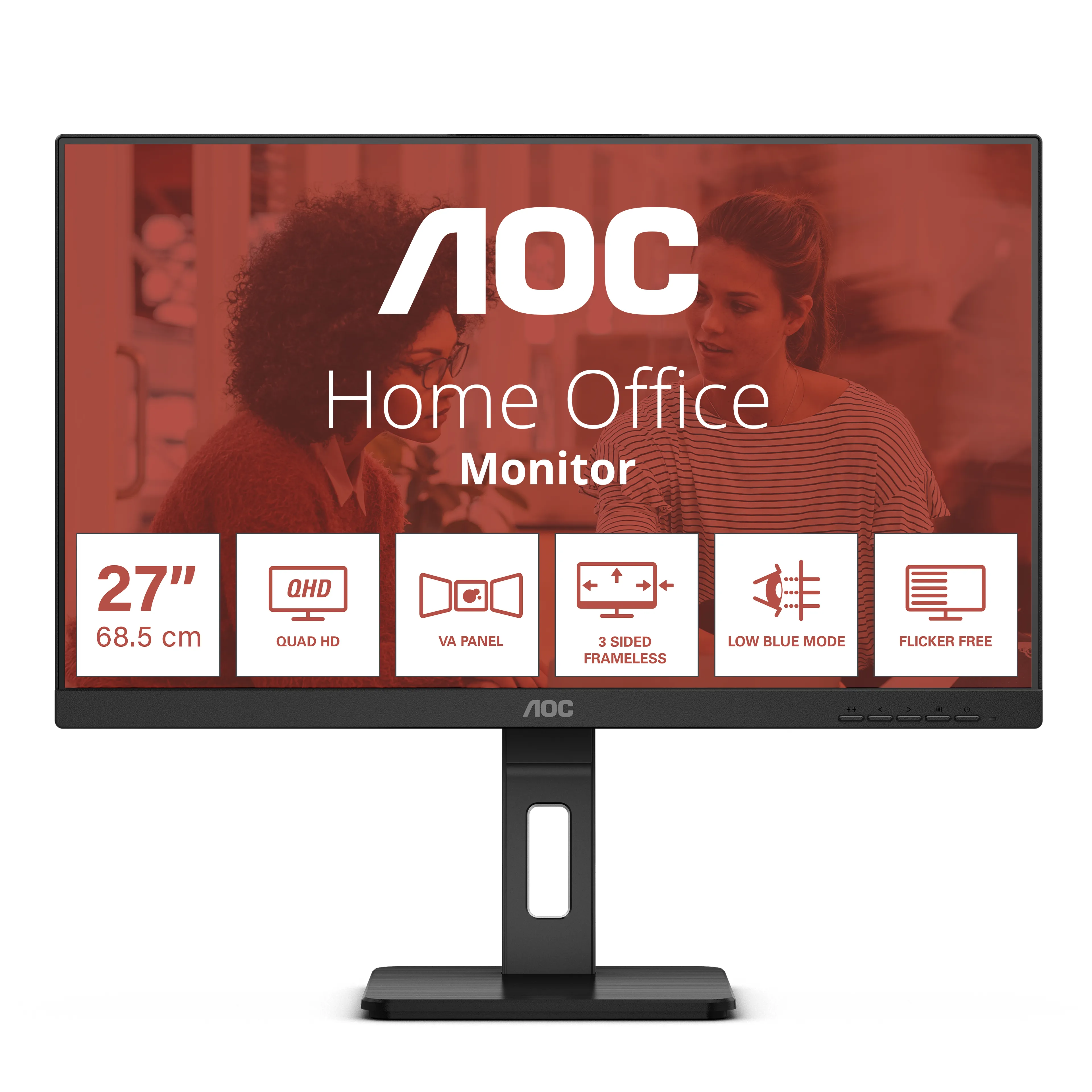 AOC Q27E3UMF 27" QHD, VA -näyttö AOC Q27E3UMF 27" QHD, VA -näyttö