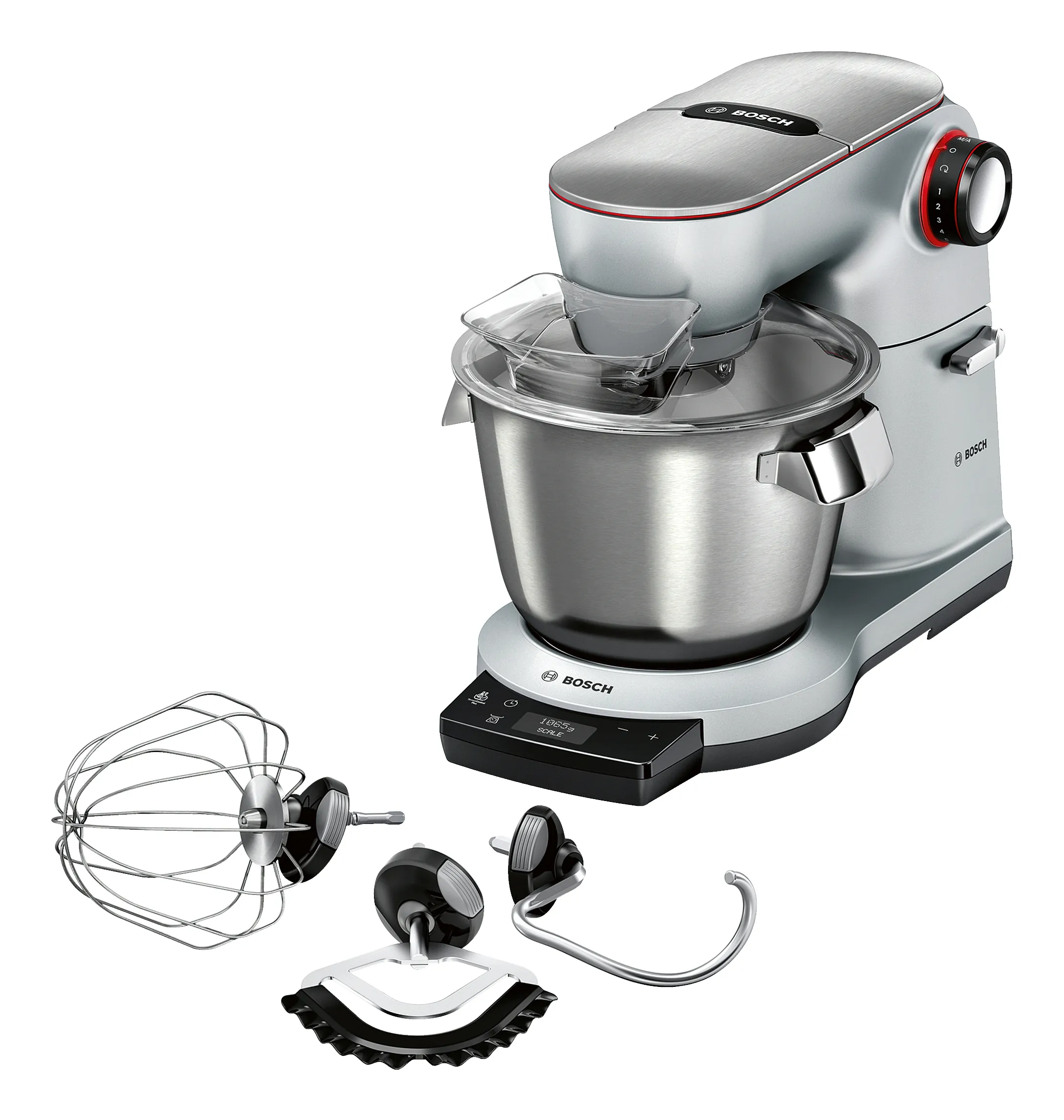 Bosch OptiMUM MUM9AX5S00 Køkkenmaskine 5.5liter Sølv/sort