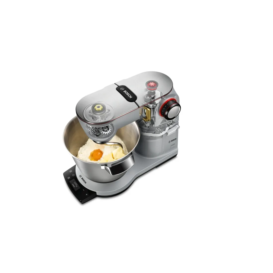 Bosch OptiMUM MUM9AX5S00 K&oslash;kkenmaskine 5.5liter S&oslash;lv/sort