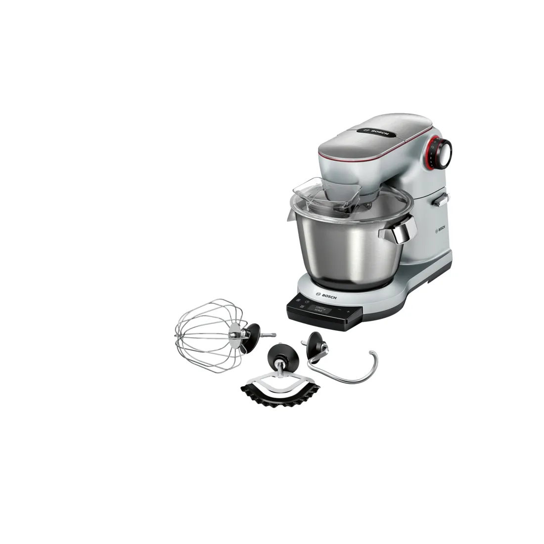 Bosch OptiMUM MUM9AX5S00 K&oslash;kkenmaskine 5.5liter S&oslash;lv/sort