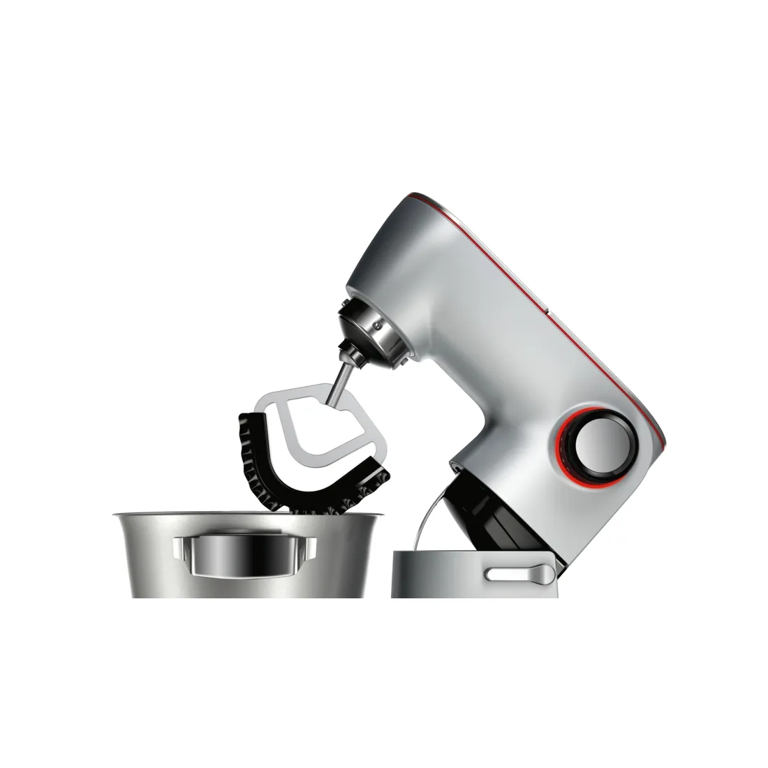 Bosch OptiMUM MUM9AX5S00 K&oslash;kkenmaskine 5.5liter S&oslash;lv/sort
