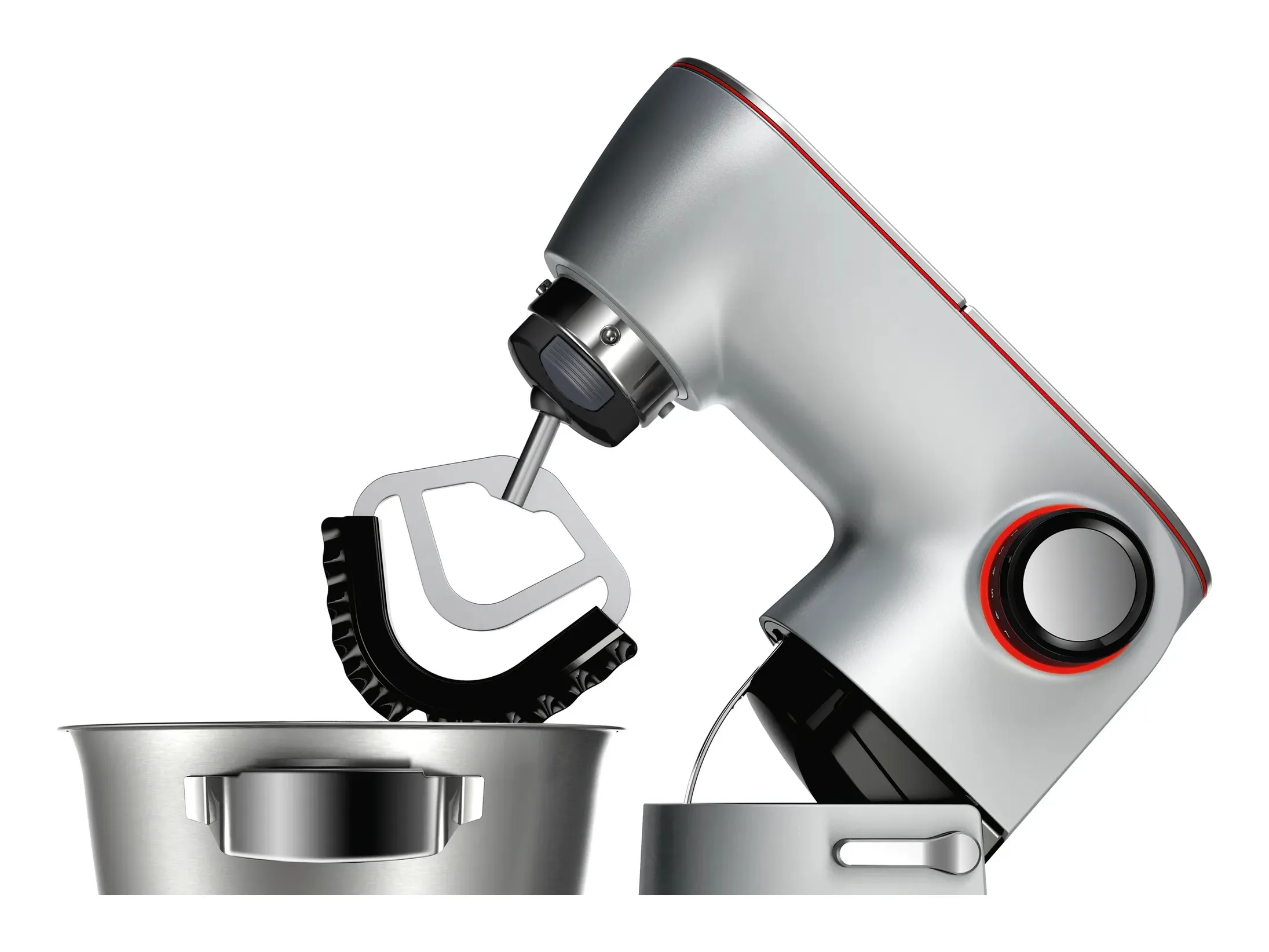 Bosch OptiMUM MUM9AX5S00 K&oslash;kkenmaskine 5.5liter S&oslash;lv/sort