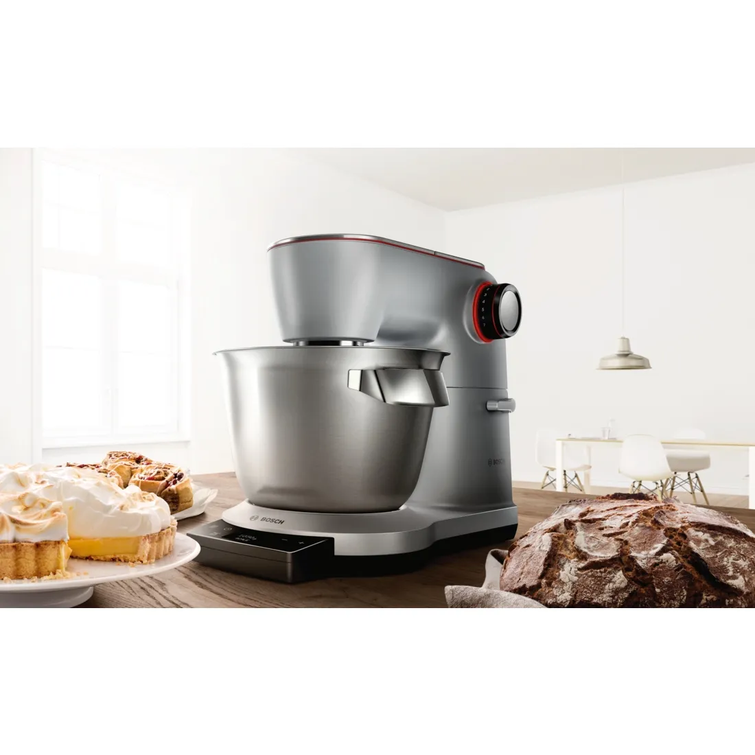 Bosch OptiMUM MUM9AX5S00 Køkkenmaskine 5.5liter Sølv/sort