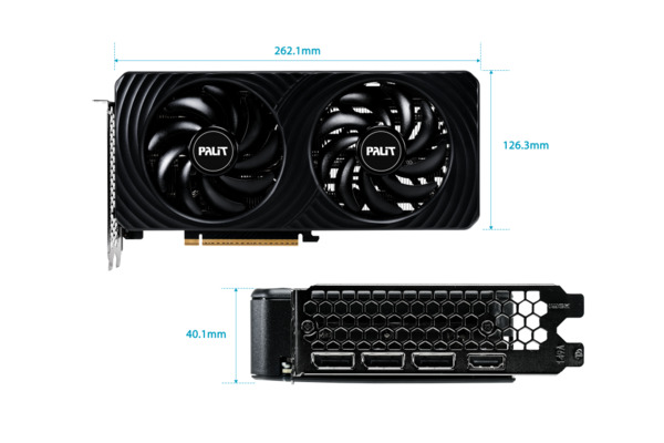 Palit GeForce RTX 5060 Ti Dual OC 8 GB grafikkort