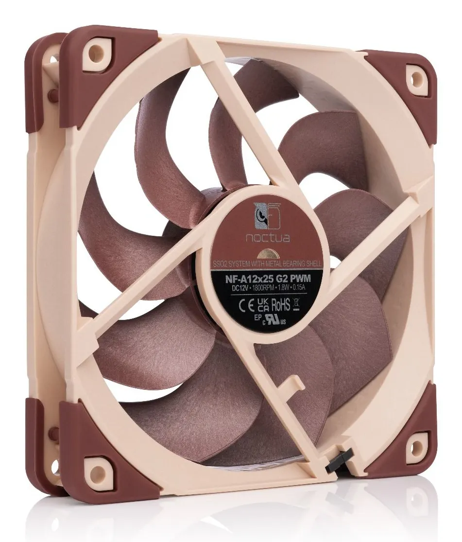 Noctua NF-A12x25 G2 PWM Premium 120x25mm - chassi fläkt