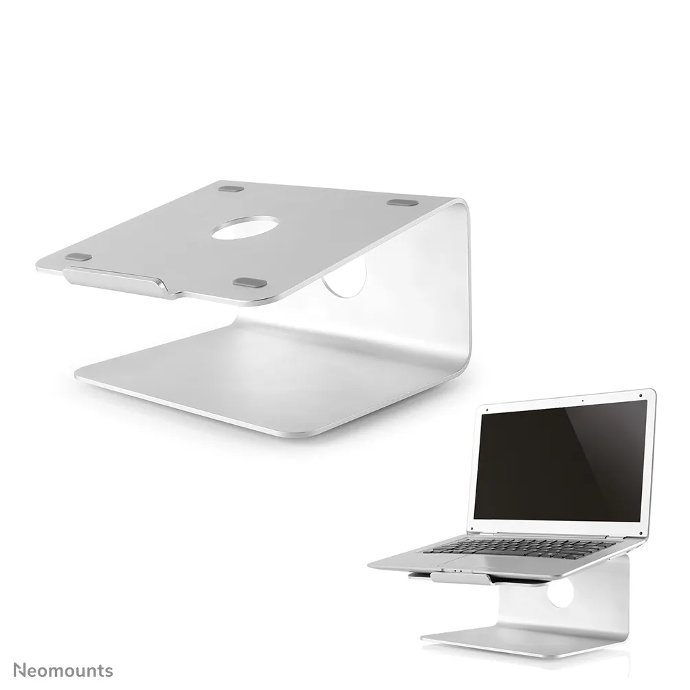 Neomounts by Newstar NSLS050 kannettavan tietokoneen teline 43,2 cm (17&quot;) Hopea