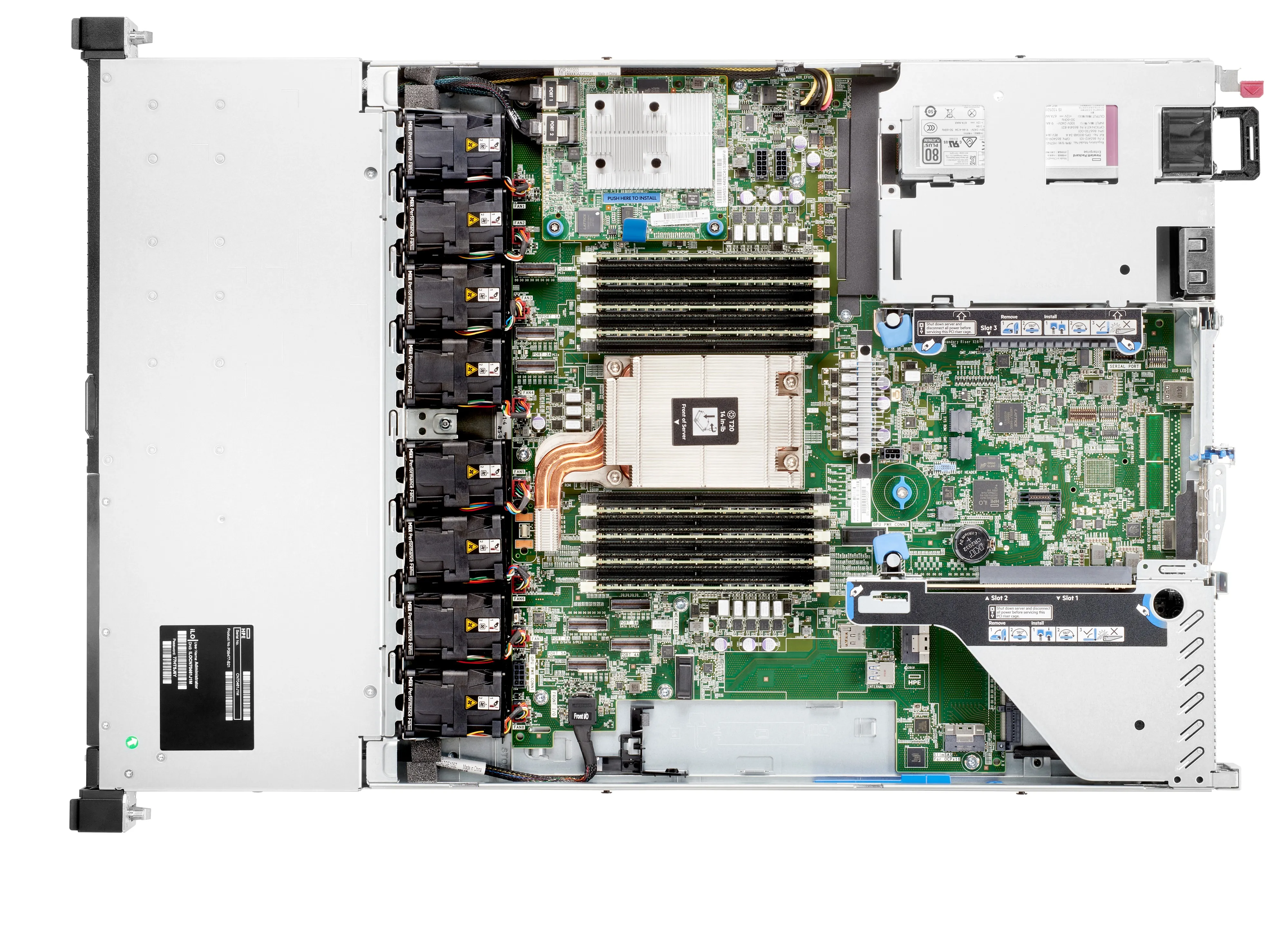 HPE ProLiant DL325 Gen10 Plus V2 Base - Palvelin - telineasennettava - 1U - 1-tie - 1 x EPYC 7313P / 3 GHz - RAM 32 Gt - SATA/SAS - pikavaihto 2.5" lokero(a) -