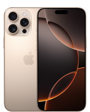 Refurbished iPhone 16 Pro Max 256GB, Desert Titanium (Very good condition)