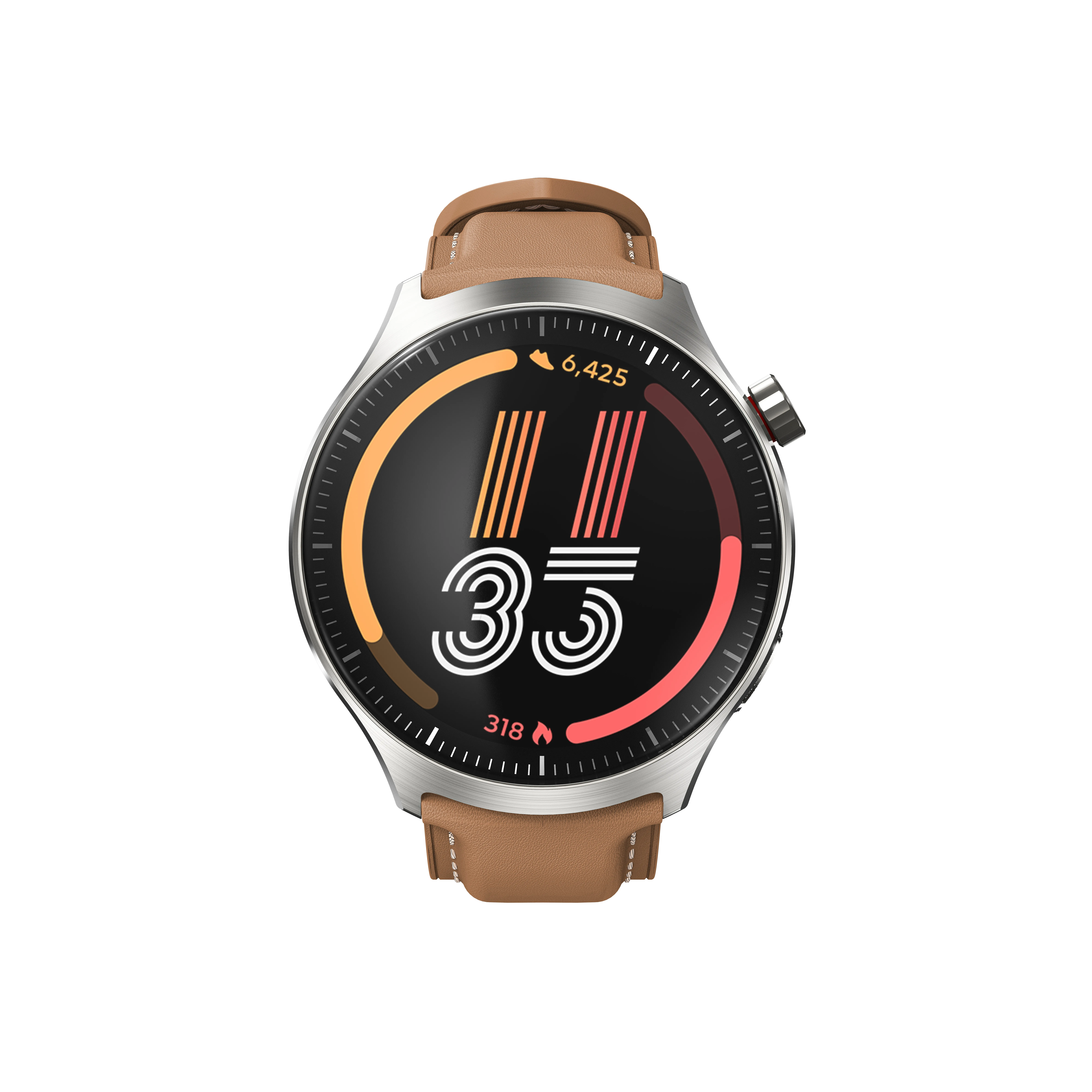 Motorola Watch Ultra Mountain View 4G, 46mm Smartwatch, Brown/Green