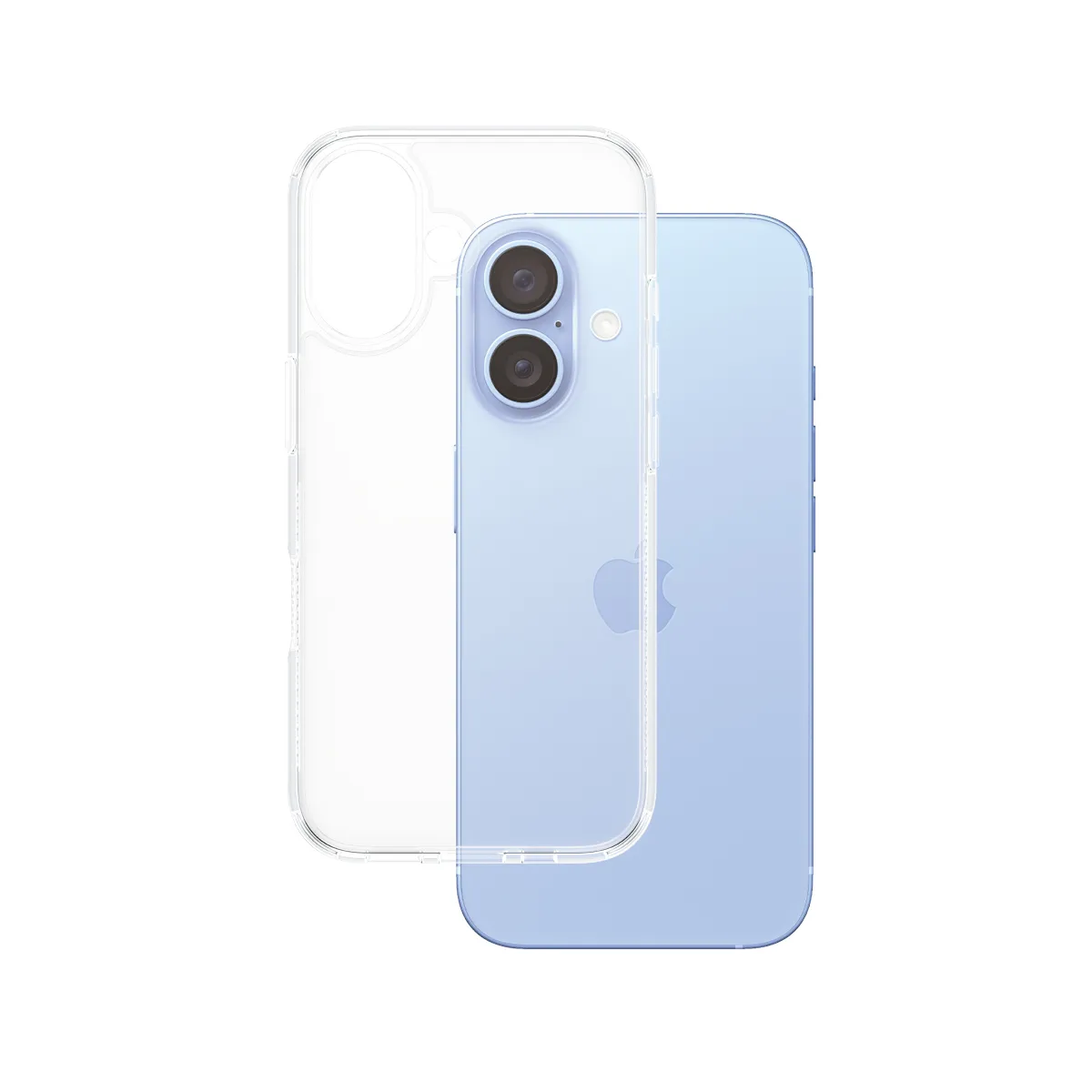 PanzerGlass iPhone 16 HardCase -suojakuori, Läpinäkyvä