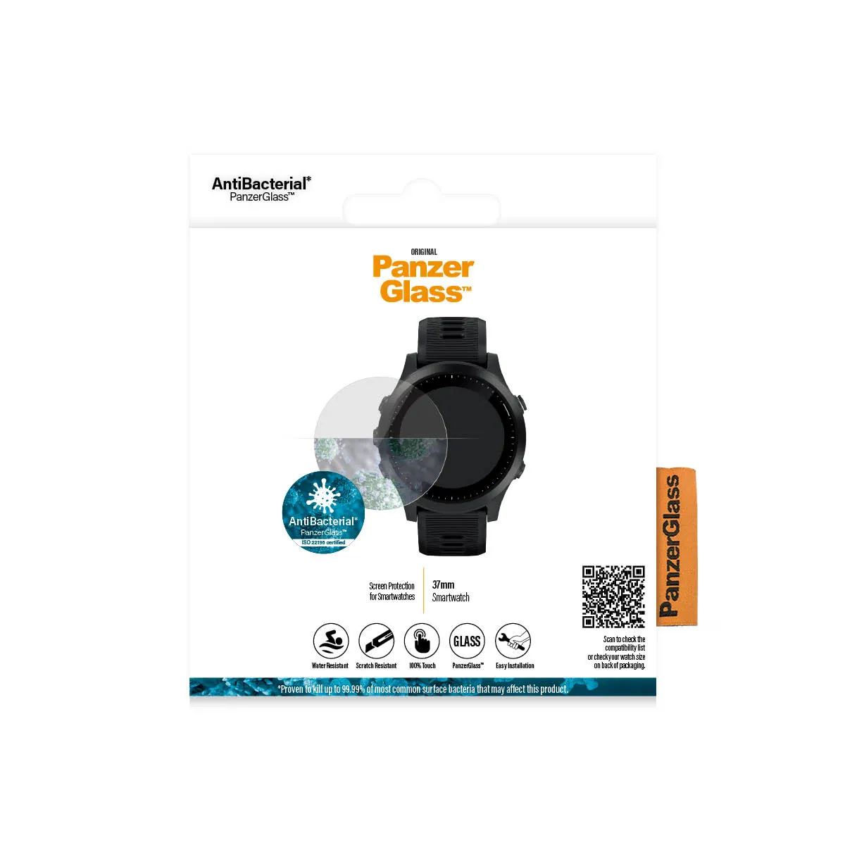 PANZERGLASS SMARTWATCH 37MM GARMIN FENIX 5 PLUS/VIVOMOVE HR