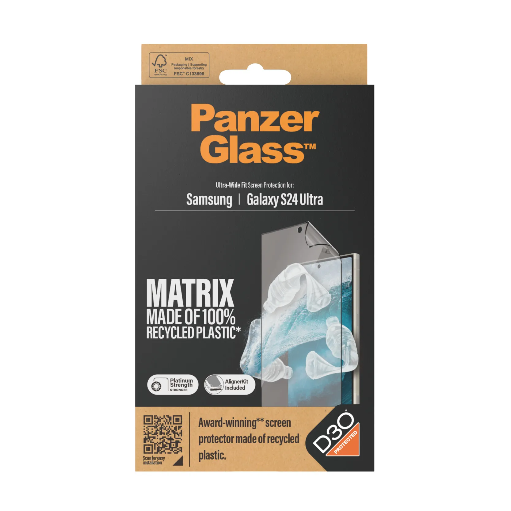 PanzerGlass Matrix Ultra-Wide Fit Galaxy S24 Ultra - Protective Film