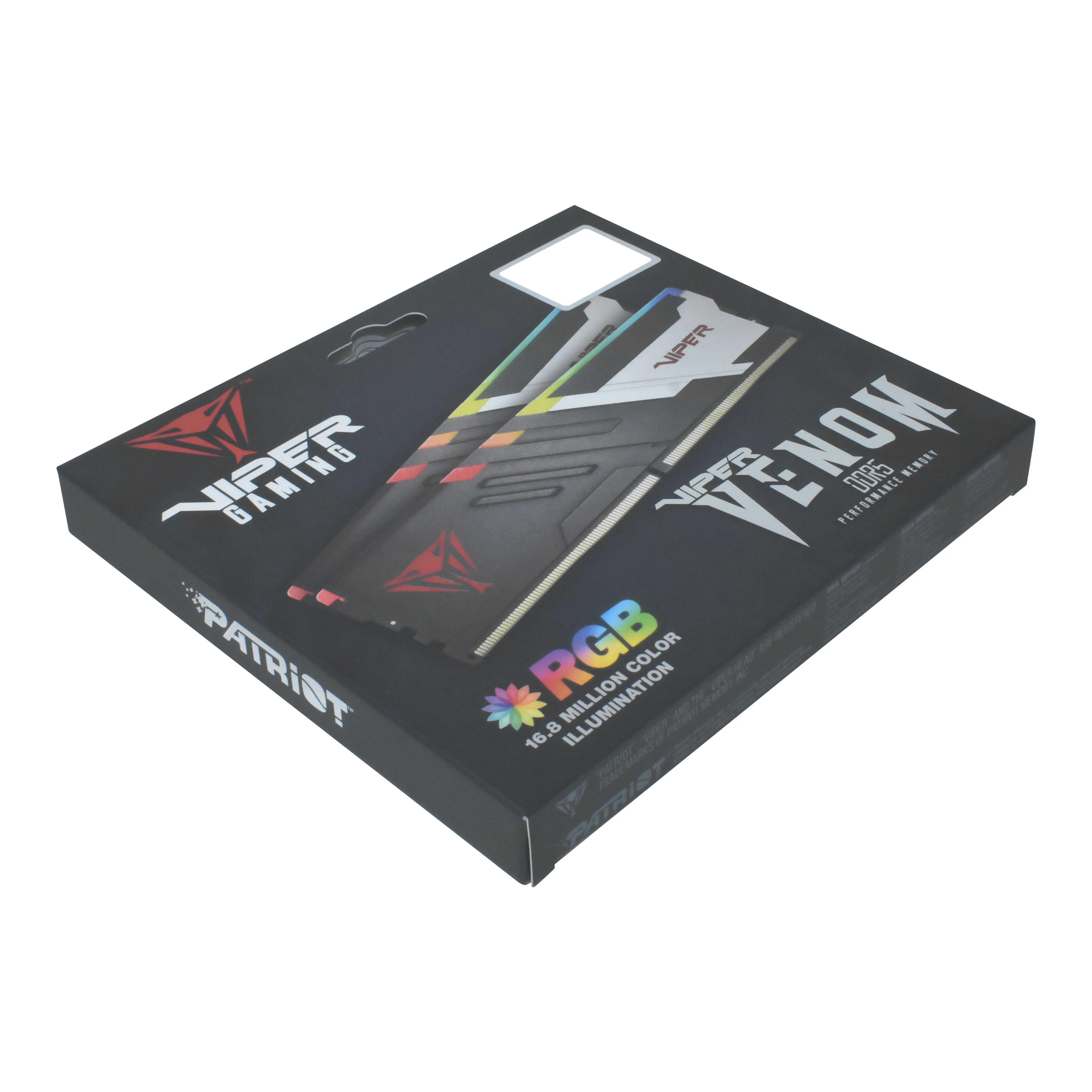 Patriot Viper Venom RGB 32 GB (2 x 16 GB) DDR5 6600 MHz, CL34 - minne Patriot Viper Venom RGB 32 GB (2 x 16 GB) DDR5 6600 MHz, CL34 - minne