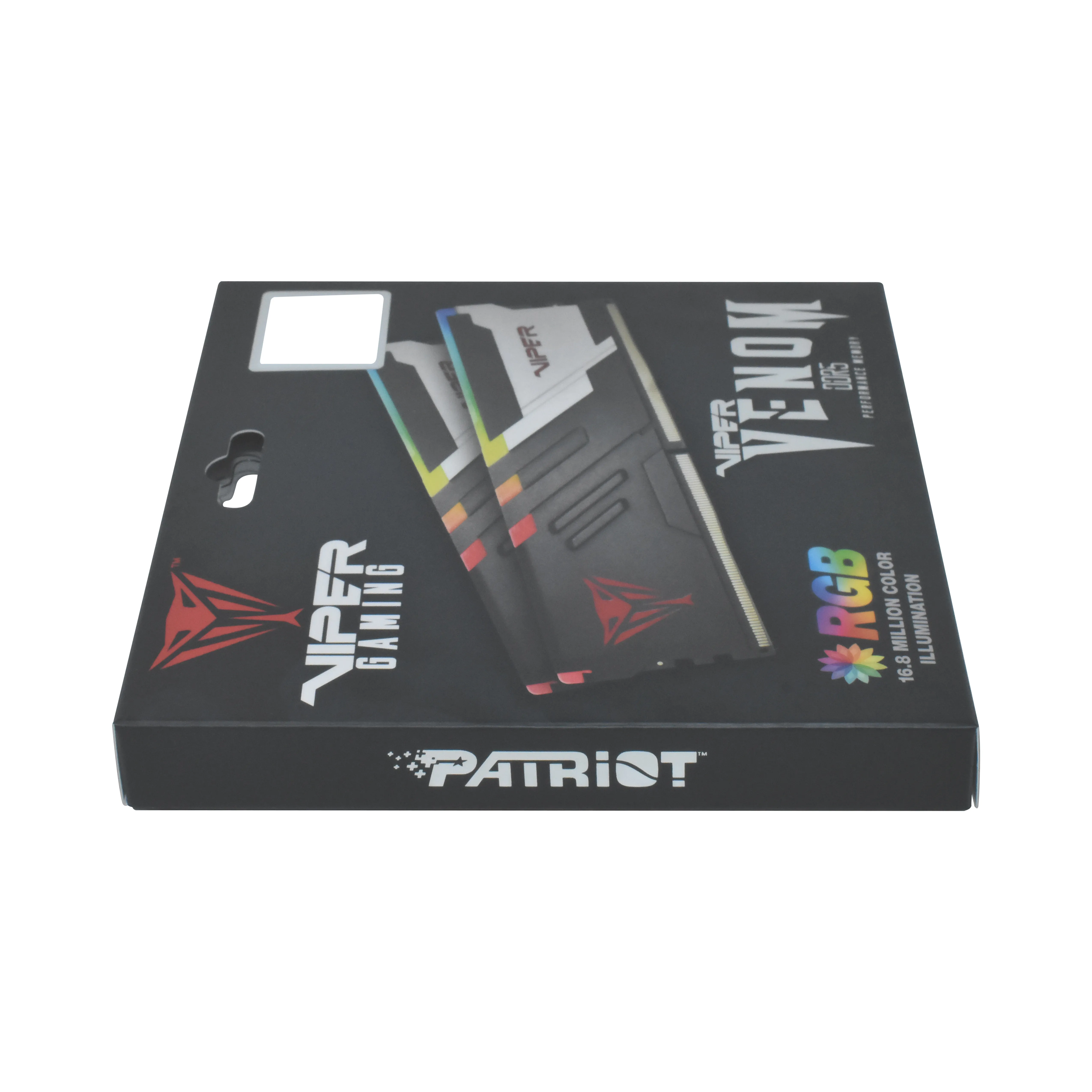 Patriot Viper Venom RGB 32 GB (2 x 16 GB) DDR5 6600 MHz, CL34 - minne Patriot Viper Venom RGB 32 GB (2 x 16 GB) DDR5 6600 MHz, CL34 - minne