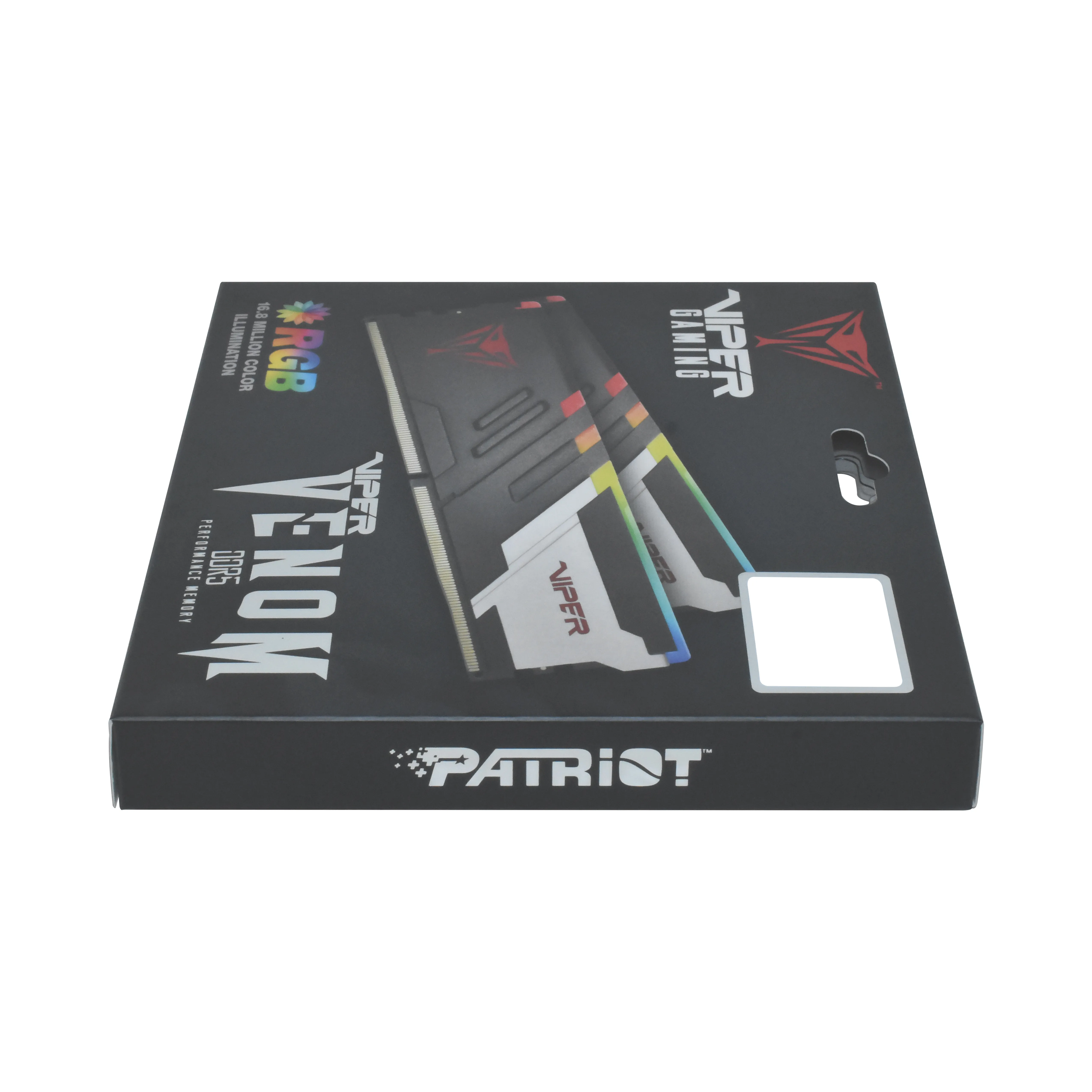 Patriot Viper Venom RGB 32 GB (2 x 16 GB) DDR5 6600 MHz, CL34 - minne Patriot Viper Venom RGB 32 GB (2 x 16 GB) DDR5 6600 MHz, CL34 - minne