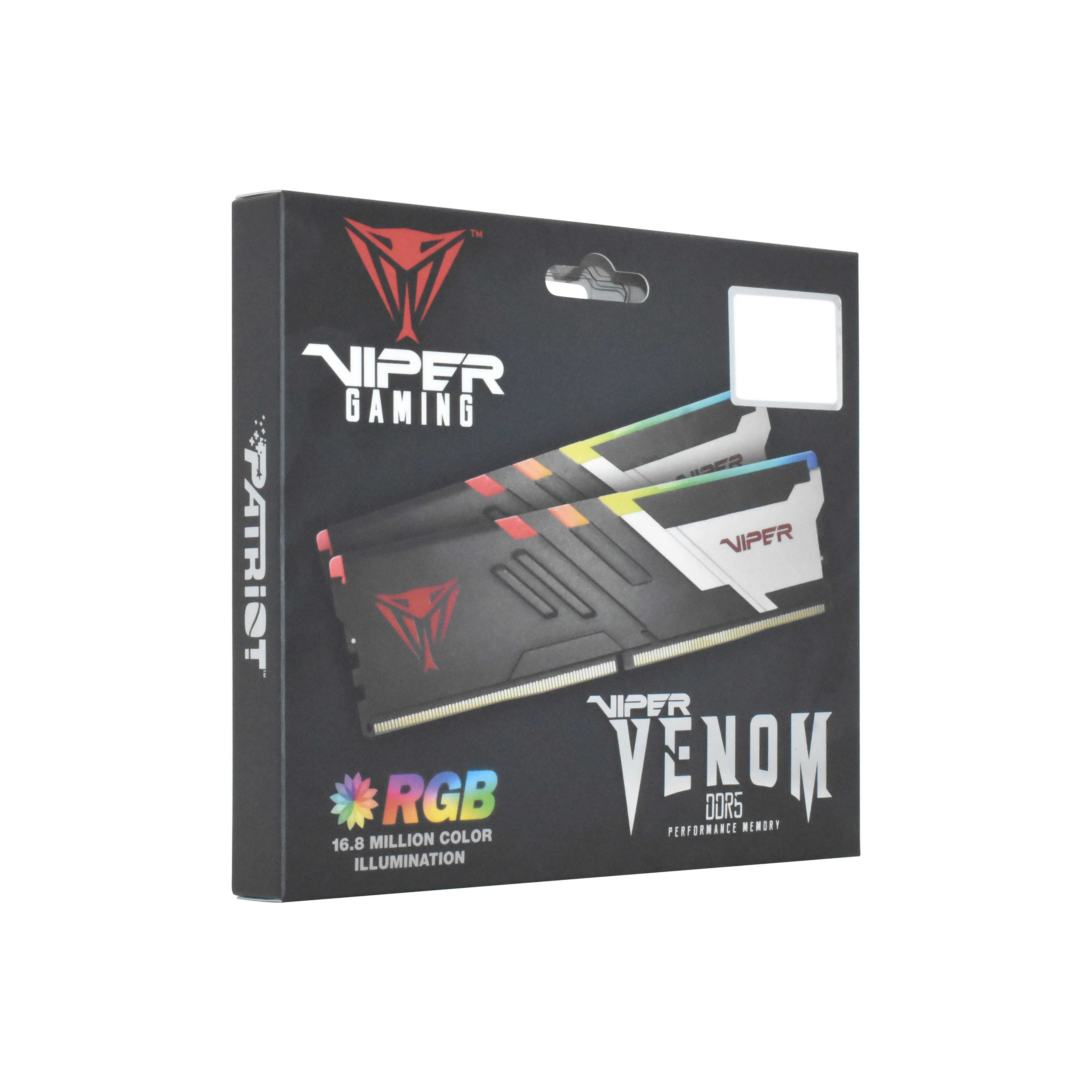 Patriot Viper Venom RGB 32 GB (2 x 16 GB) DDR5 6600 MHz, CL34 - minne Patriot Viper Venom RGB 32 GB (2 x 16 GB) DDR5 6600 MHz, CL34 - minne