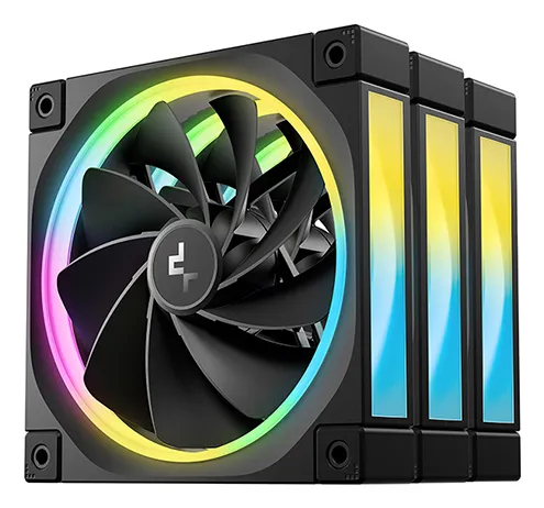 Deepcool FL12R 3in1 -kotelotuuletin, Musta, 3 kpl