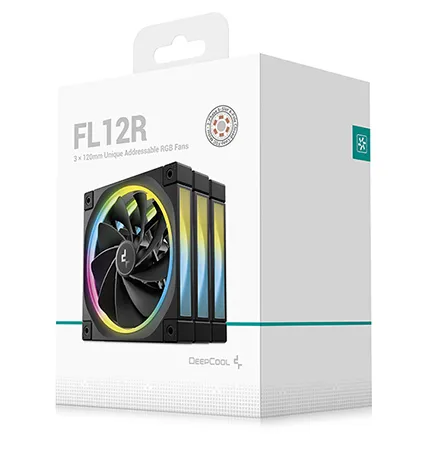 Deepcool FL12R 3in1 -kotelotuuletin, Musta, 3 kpl