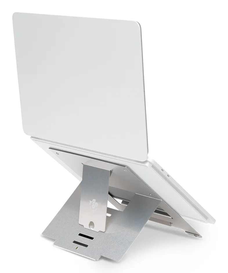 R-Go Riser Flexible Laptop Stand, adjustable, silver