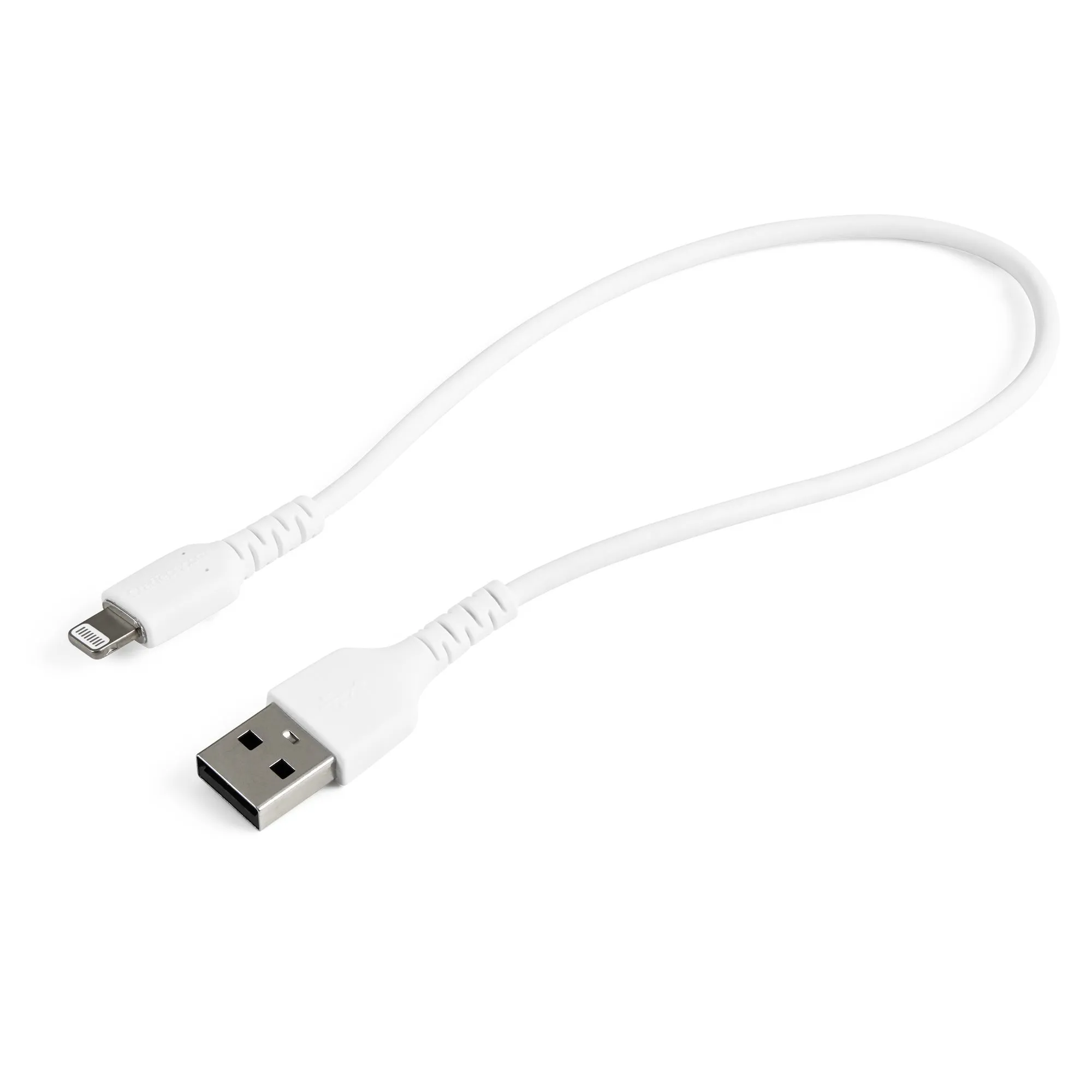 30CM USB TO LIGHTNING CABLE - APPLE MFI CERTIFIED - WHITE