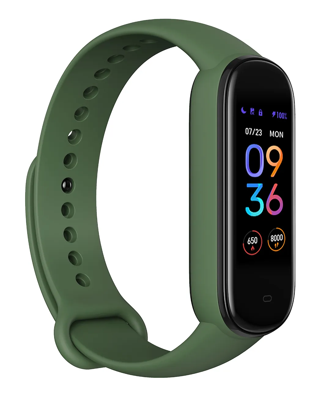 Amazfit Band 5 AMOLED -aktiivisuusranneke, Olive