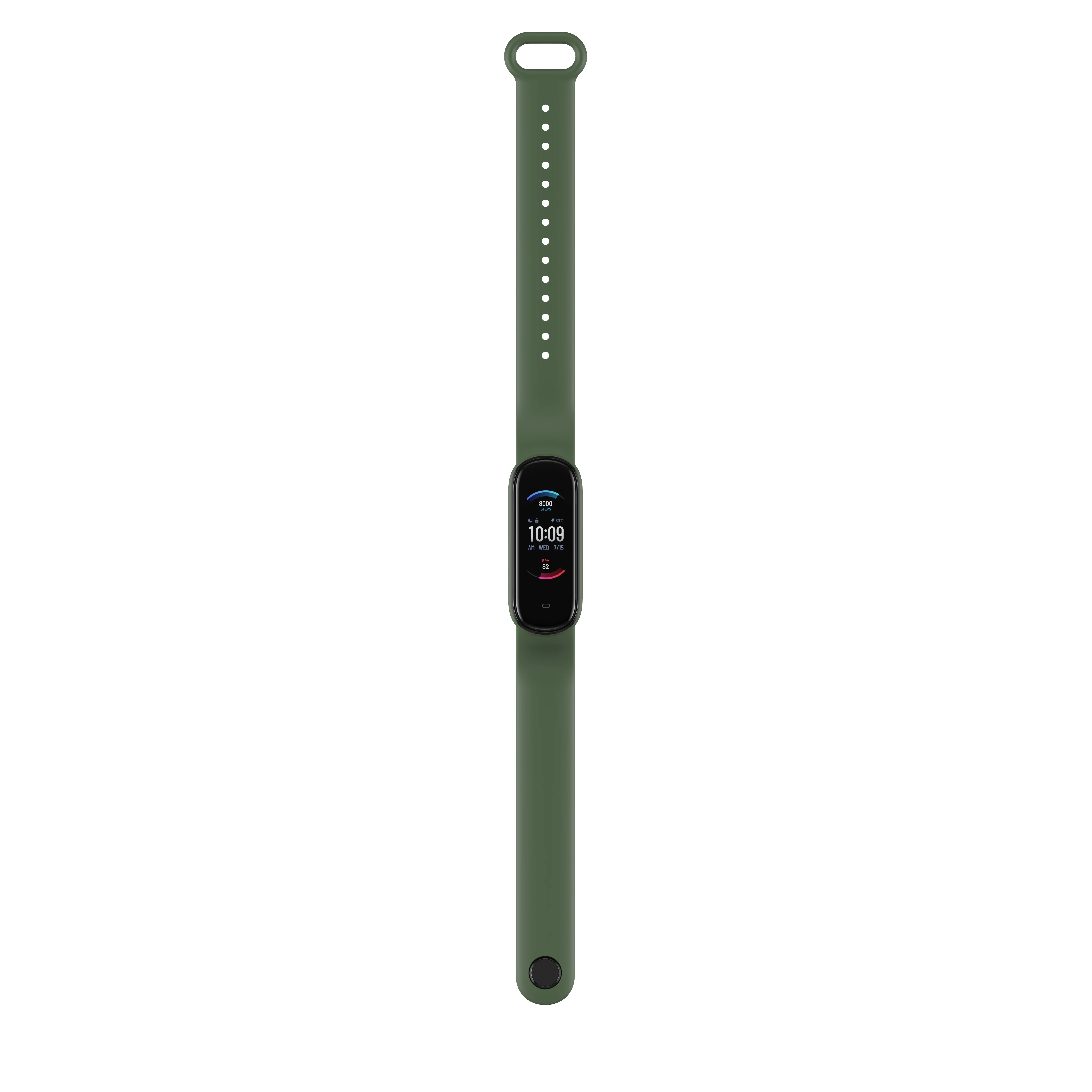 Amazfit Band 5 AMOLED -aktiivisuusranneke, Olive